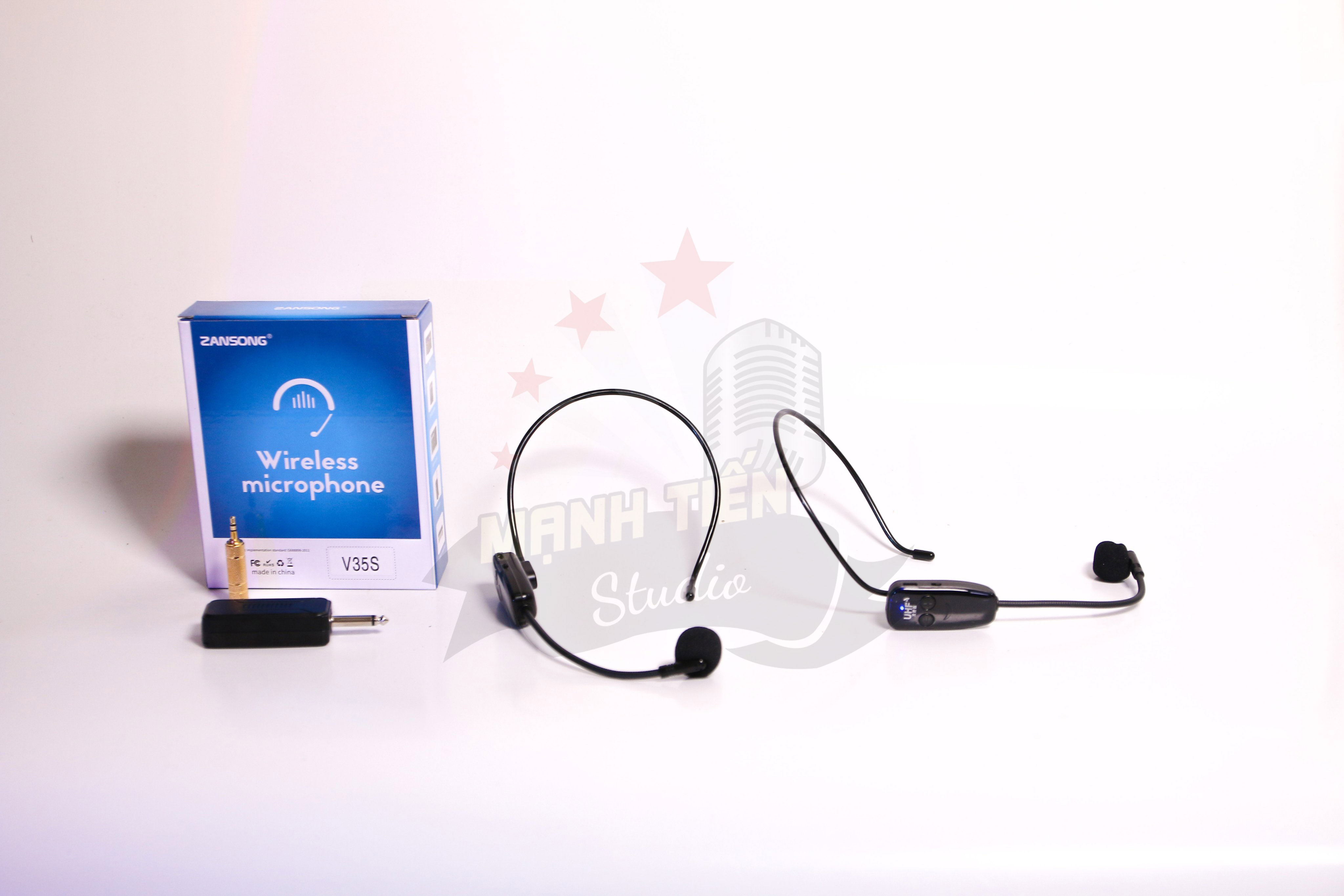 Micro trợ giảng không dây Zansong kết nối 2.4ghz V38 ( Hàng Chính Hãng )