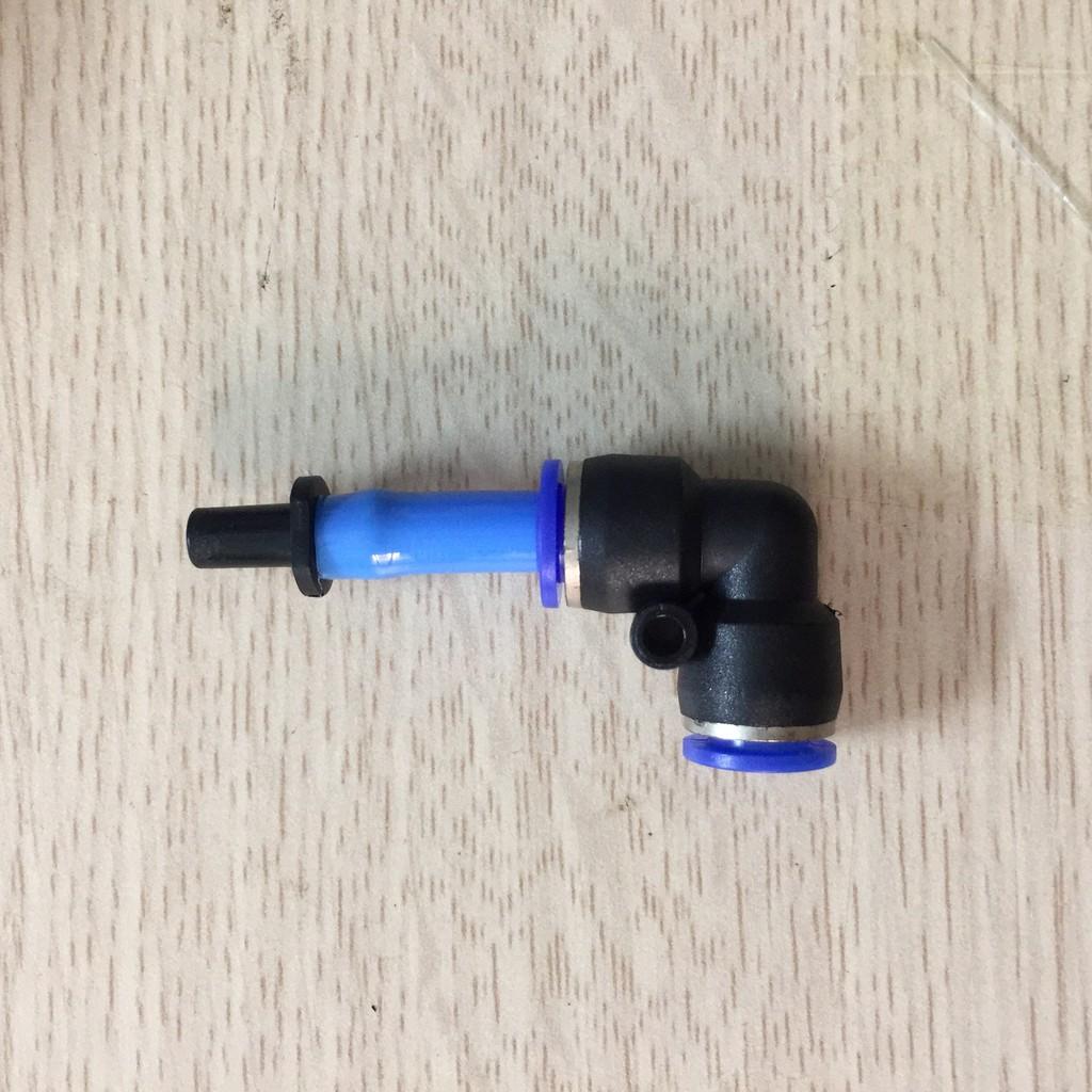 Đầu gắn béc chân 6mm kèm T 8mm