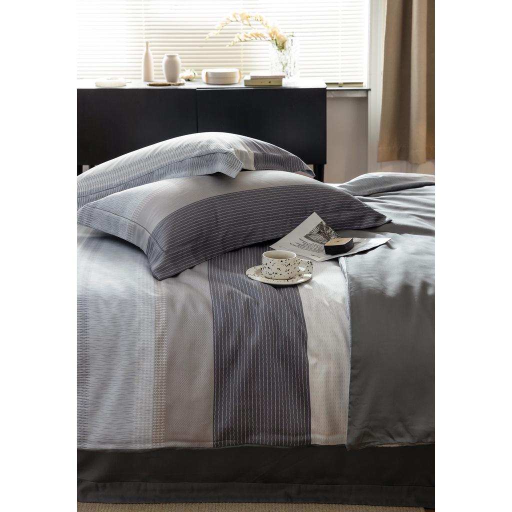 Bộ chăn ga gối mùa hè100% lụa tencel , cao cấp, MỀM MỊN, MÁT DA cực hot - sang trọng DESIGN SM802