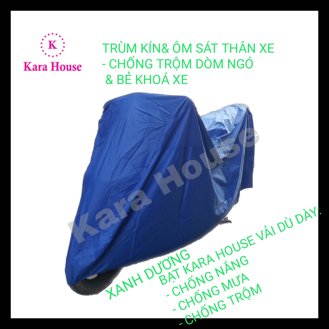 Bạt trùm xe Kara House