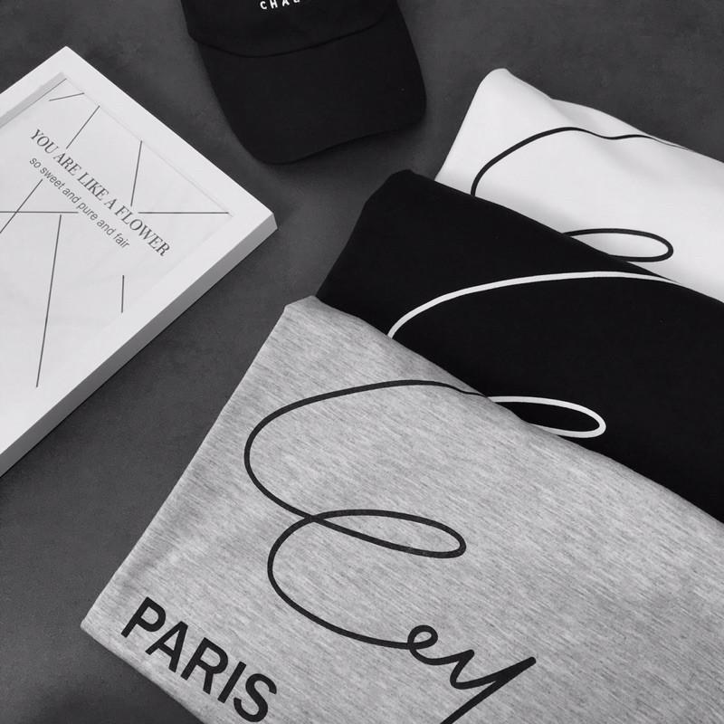Áo phông Oversize Paris,JACKLANE , Áo cộc tay Unisex Jack Lane