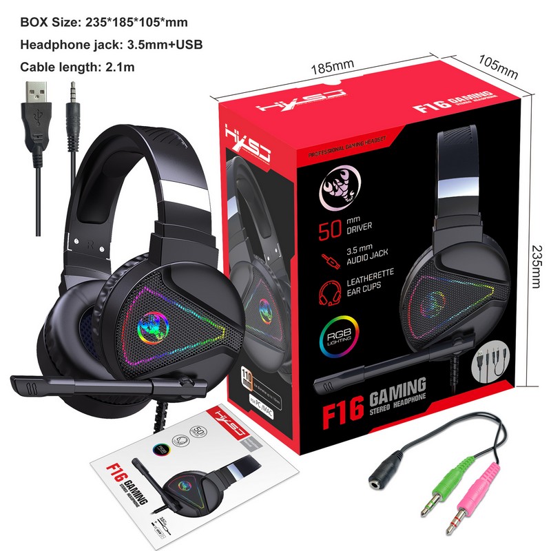 Tai Nghe F16 Led Gaming Headset 7.1 cho máy tính Laptop hàng nhập khẩu
