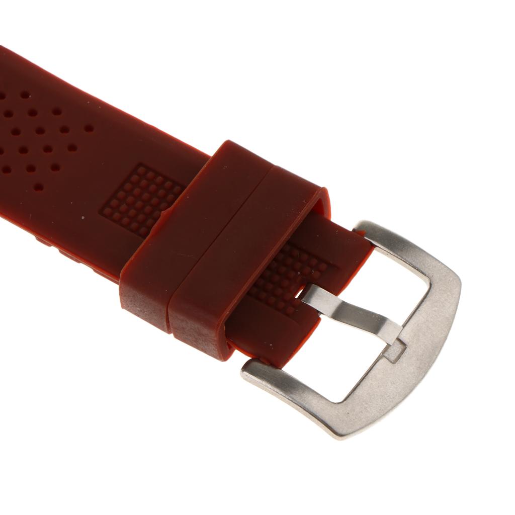 Silicone Watch Band Belt Soft Rubber Replacement Wristwatch Strap Waterproof