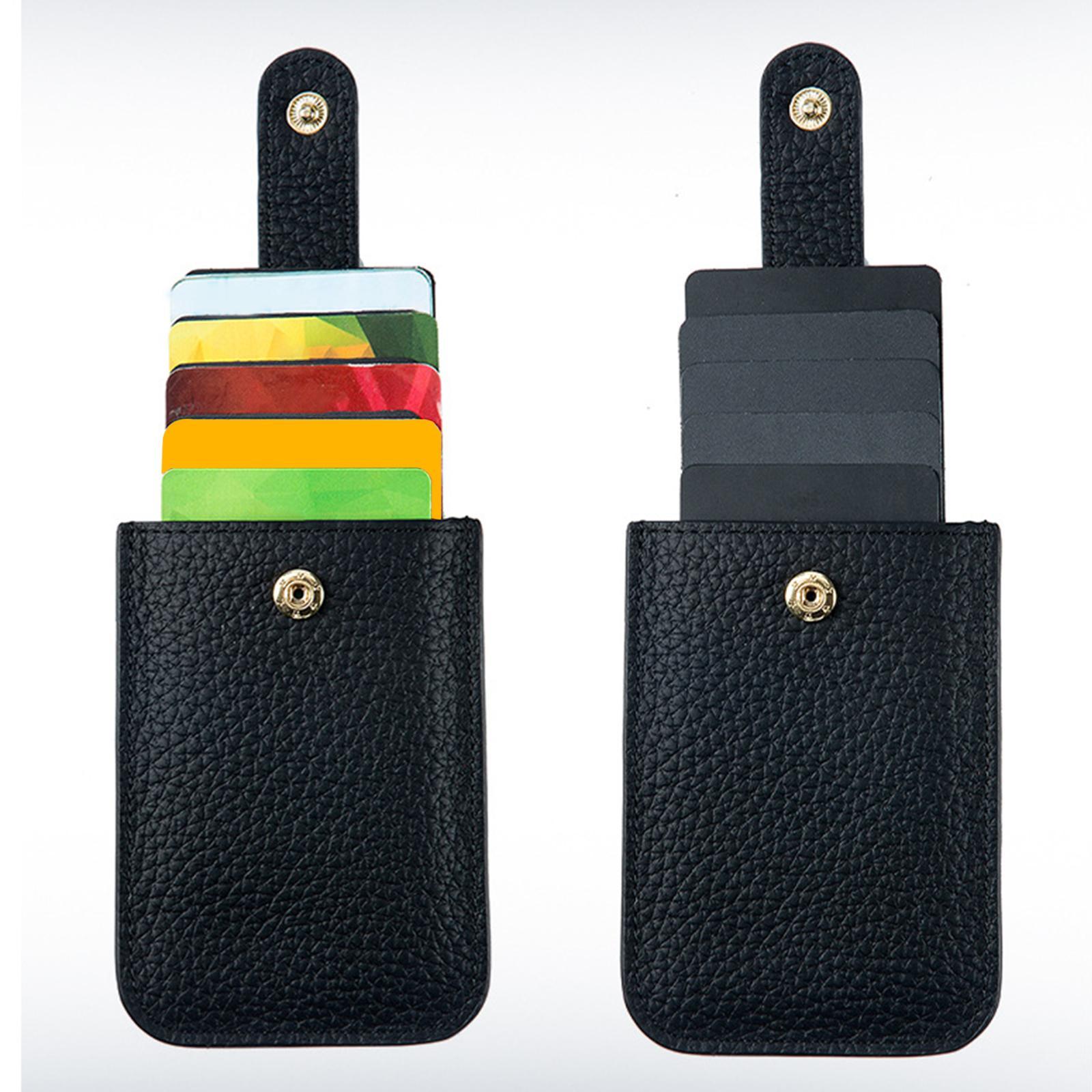 Pocket Modern Card Holder with Compartment Purse Gift Casual Minimalist Thin Wallet