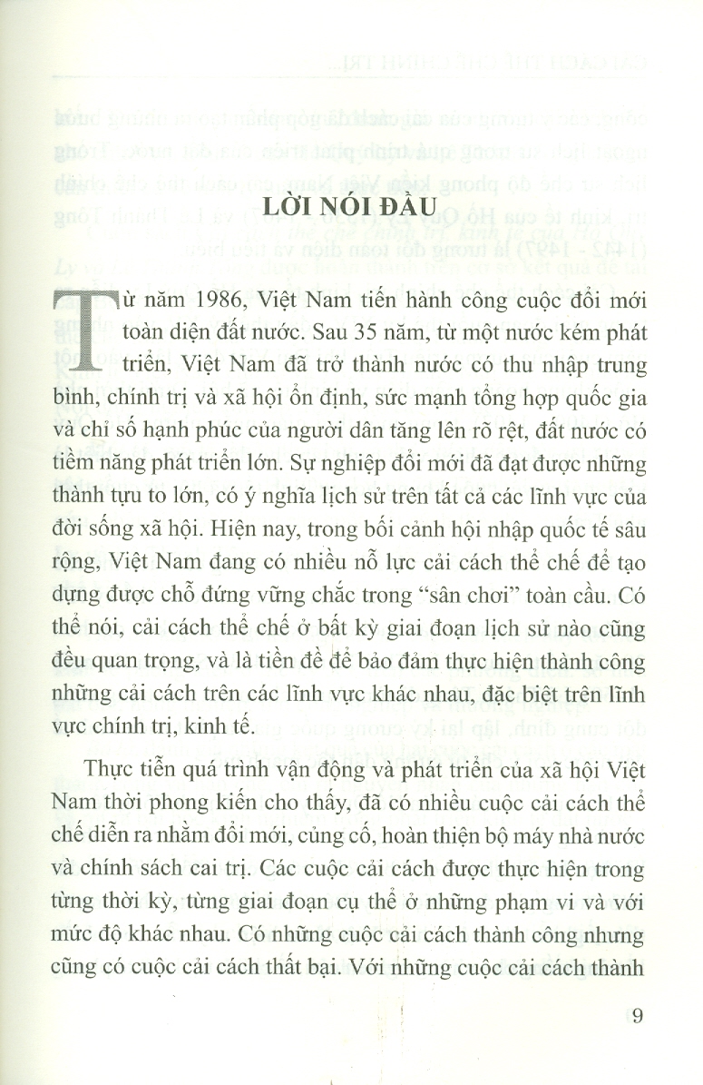 Cải Cách Thể Chế Chính Trị, Kinh Tế Của Hồ Quý Ly Và Lê Thánh Tông (Sách chuyên khảo)