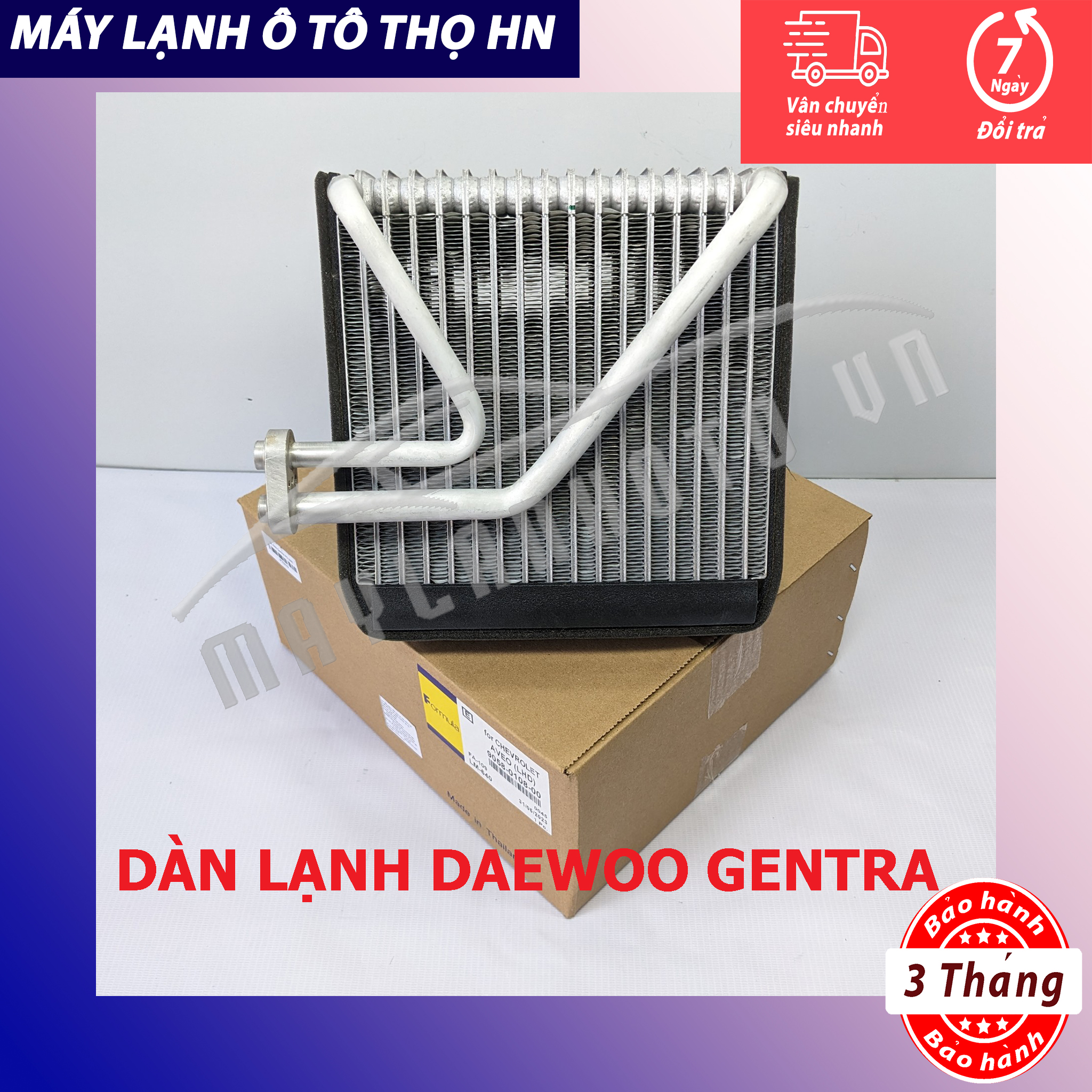 Dàn  lạnh DW Gentra - Chevrolet Aveo 2003-2014 hàng xịn Hàn Quốc /Thái Lan 03 04 05 06 07 08 09 10 11 12 13 14