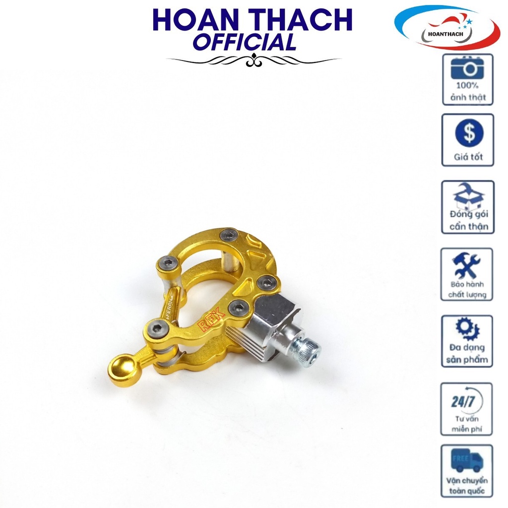 Móc Ốc Sên Cnc Gắn Mọi Loại Xe Máy ( Màu Vàng ) ,SP018624