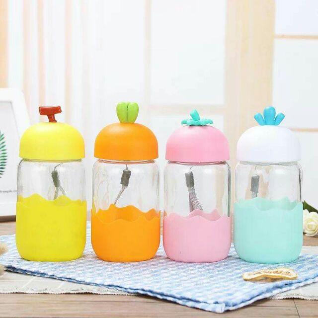 Bình thủy tinh hình hoa quả 400ml