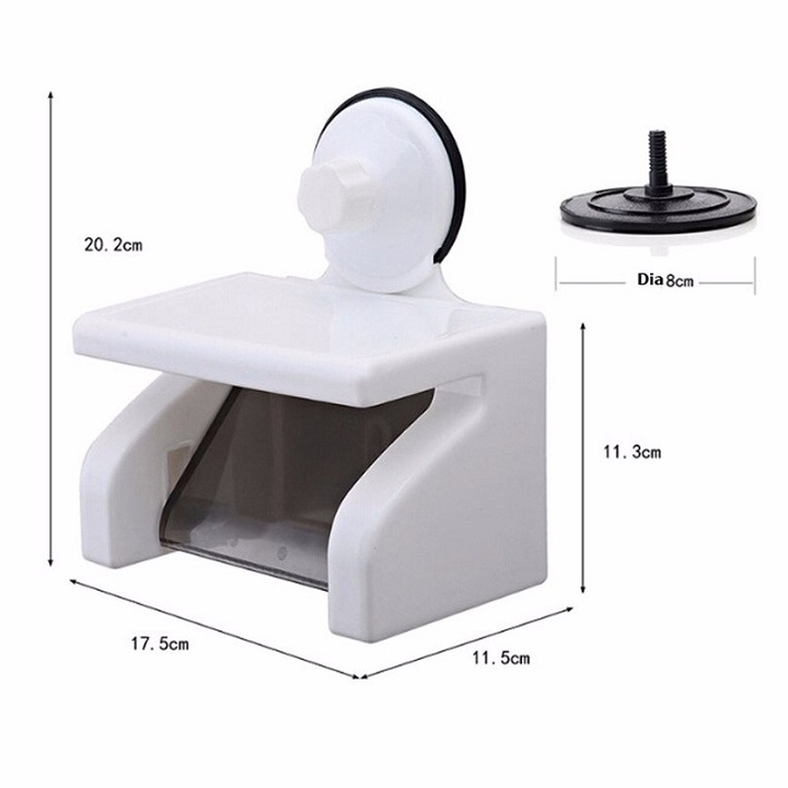 Hộp đựng giấy vệ sinh hút chân không siêu chắc