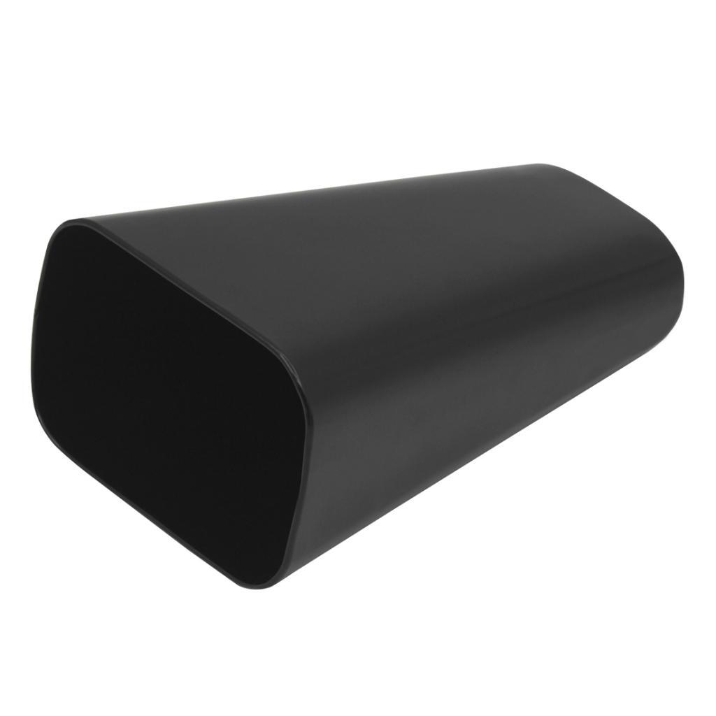 6" high pitch handheld cowbell cow bell percussion musical instrument black