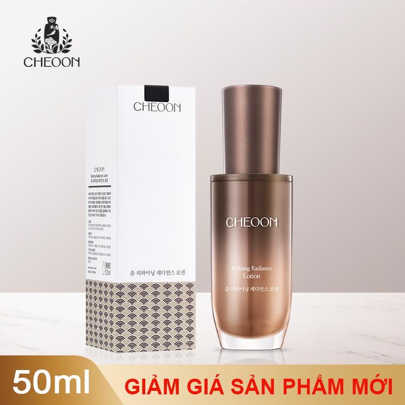 Lotion sữa dưỡng da mặt, giữ ẩm, xóa nếp nhăn, chiết xuất linh chi và thảo dược thiên nhiên CHEOON- 50ml