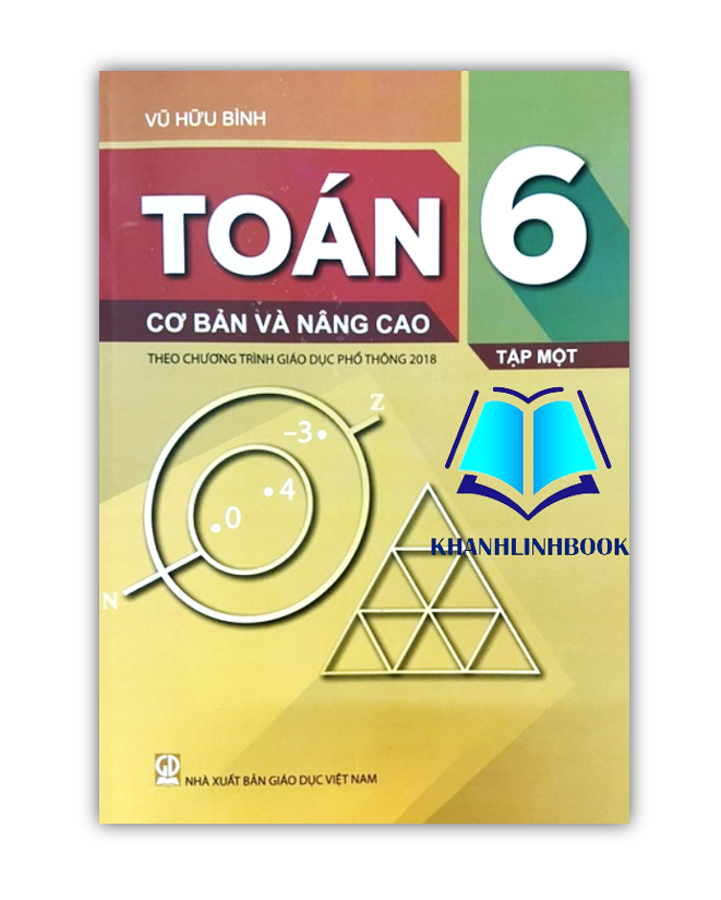 Sách - Combo Toán 6 cơ bản và nâng cao tập 1 + 2