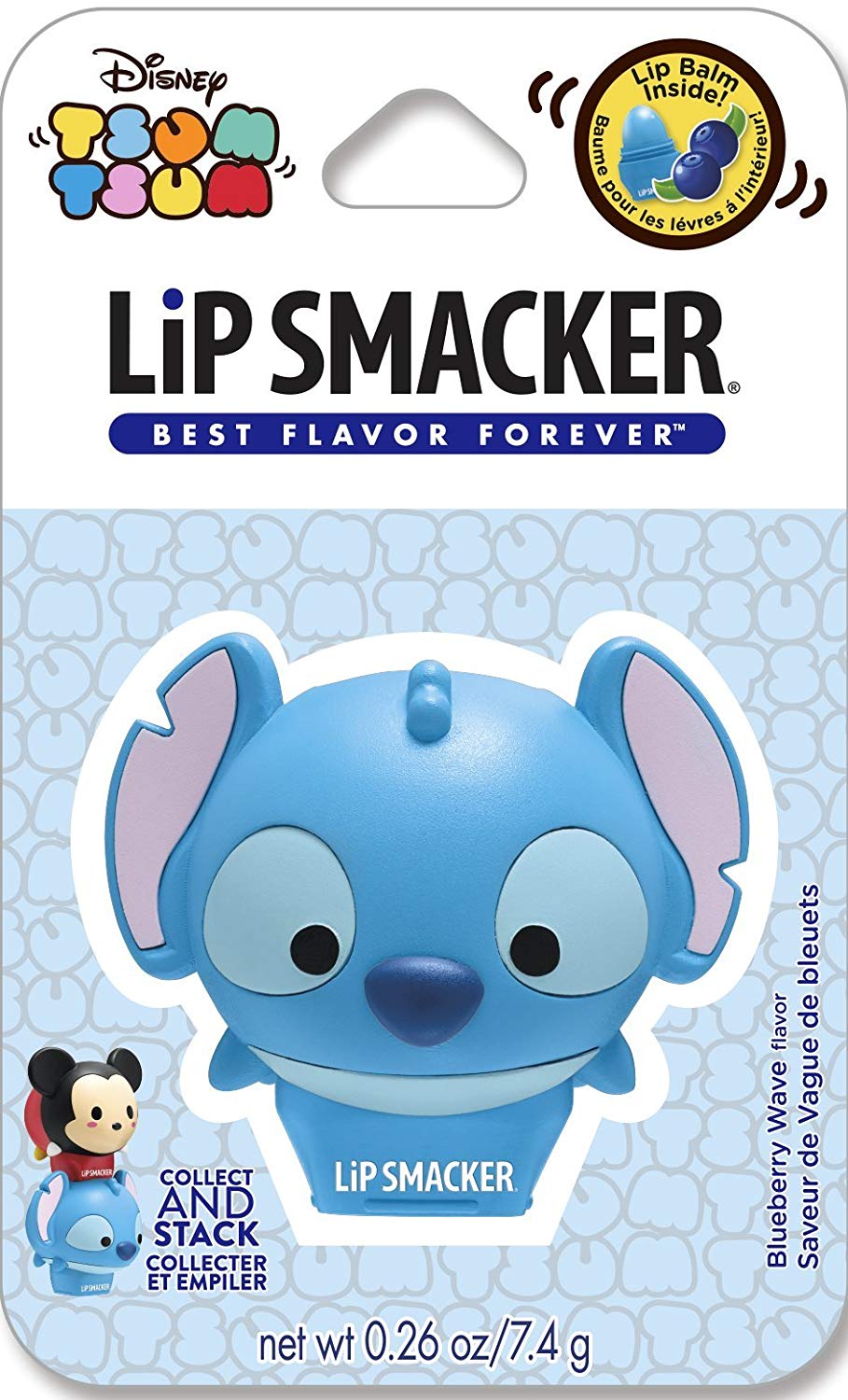 Lip Smacker - Son Disney Tsum Tsum Chú Chó Stitch - Lip Smacker Disney Tsum Tsum Balm – Stitch Blueberry Wave Flavor