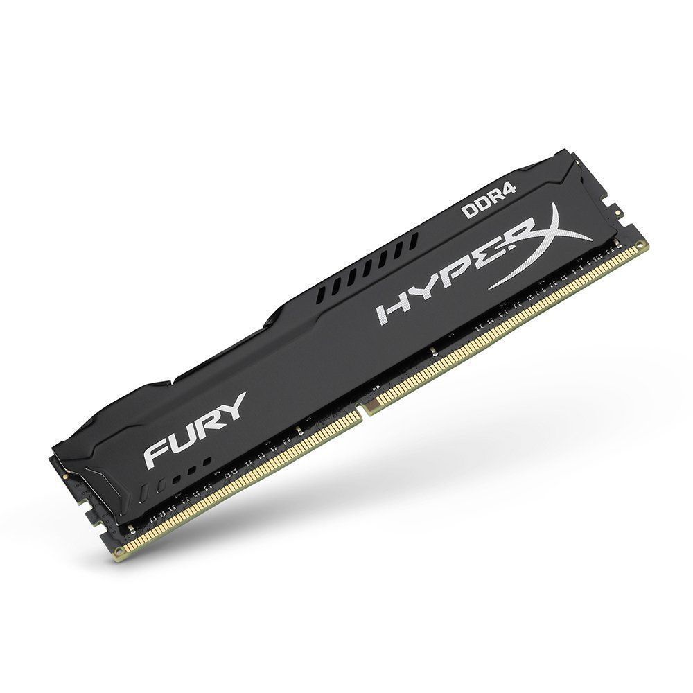 Ram desktop Kingston HyperX Fury Black 16GB (1x16GB) Bus 2666 DDR4 CL16 DIMM XMP Non-ECC HX426C16FB/16 - Hàng Chính Hãng