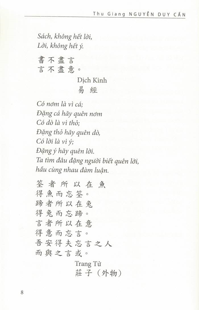 Trang Tử Nam Hoa Kinh (Thu Giang Nguyễn Duy Cần) (Tái Bản)