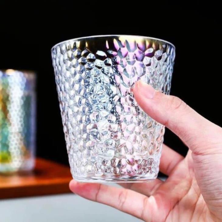 Bộ 6 cốc thủy tinh Hongli 7 sắc cao cấp