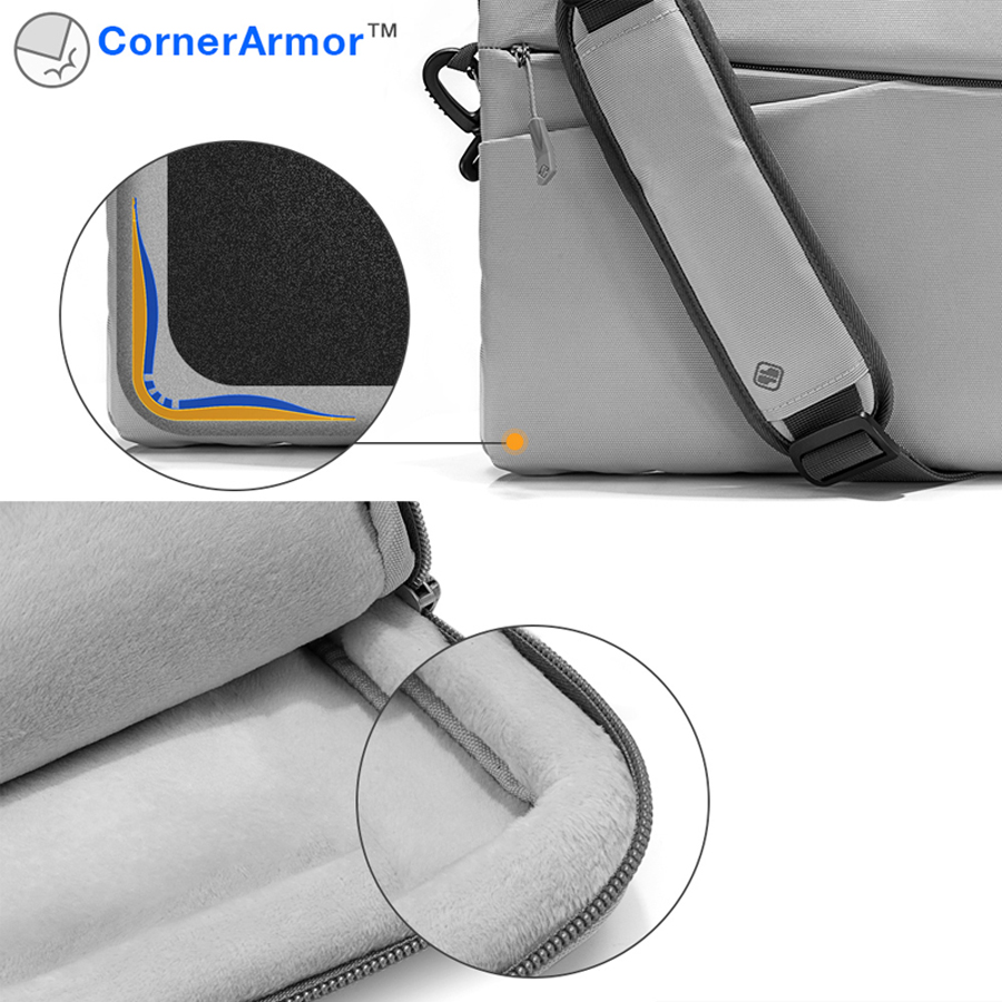 Túi xách chống sốc dành cho MacBook Pro 13” TOMTOC (USA) Messenger Bags - Hàng chính hãng