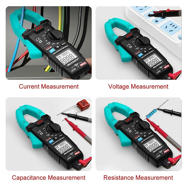 Mileseey Máy Đo Điện Áp/Ampe Kế/Ac631B Kỹ Thuật Số Màn Hình Kỹ Thuật Số Mileseey MC631A MC631B 6000 Đơn Vị Không Tiếp Xúc