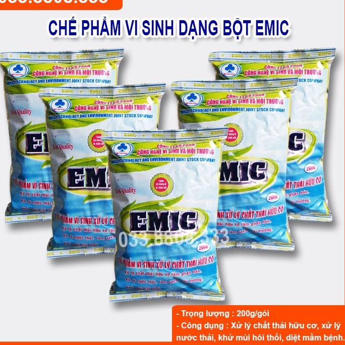 CHẾ PHẨM VI SINH EMIC Ủ PHÂN VÀ XỬ LÝ CHẤT THẢI HỮU CƠ