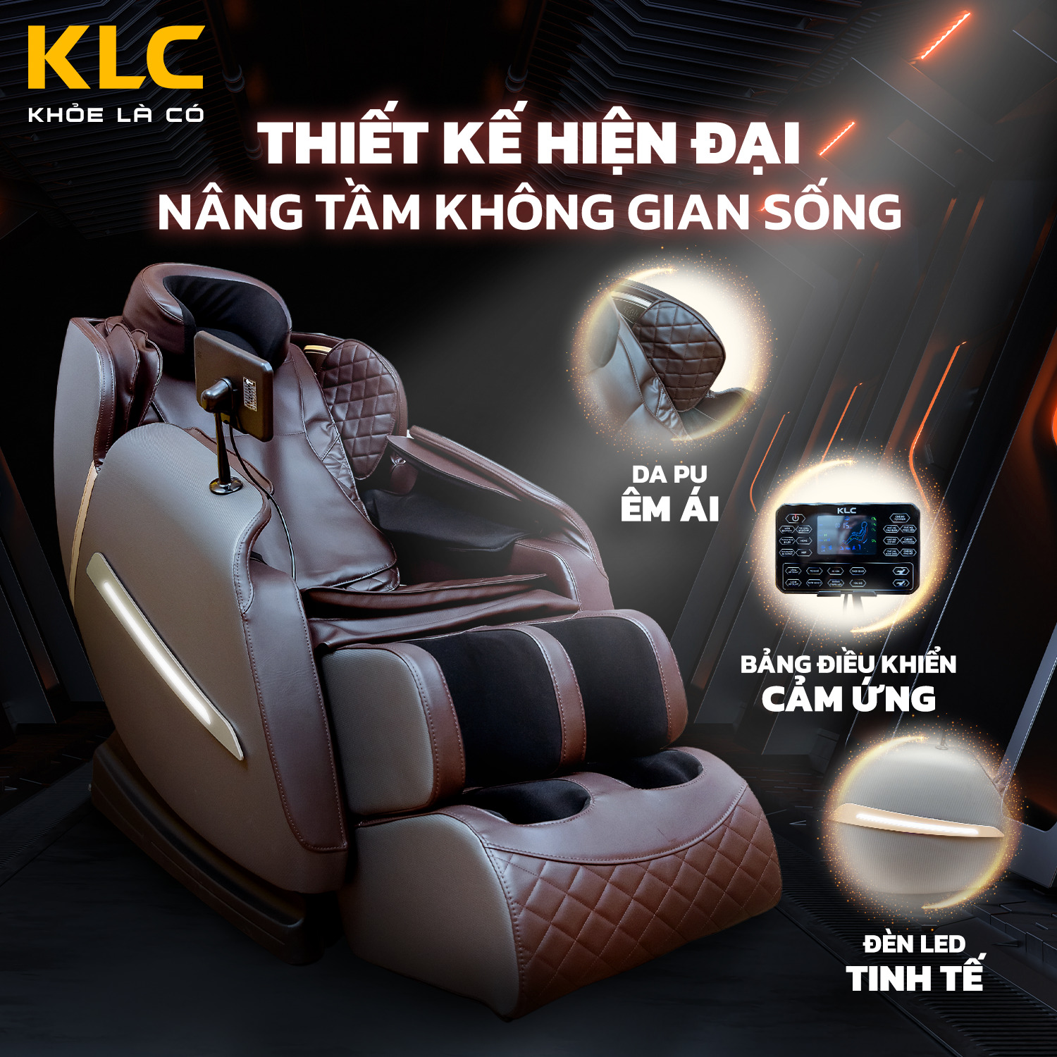 Ghế massage toàn thân KLC K2266S