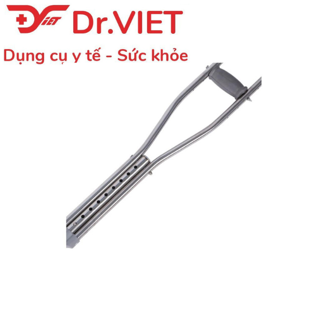 Nạng chống nách inox Tajermy TJM-NN02 cao cấp - L