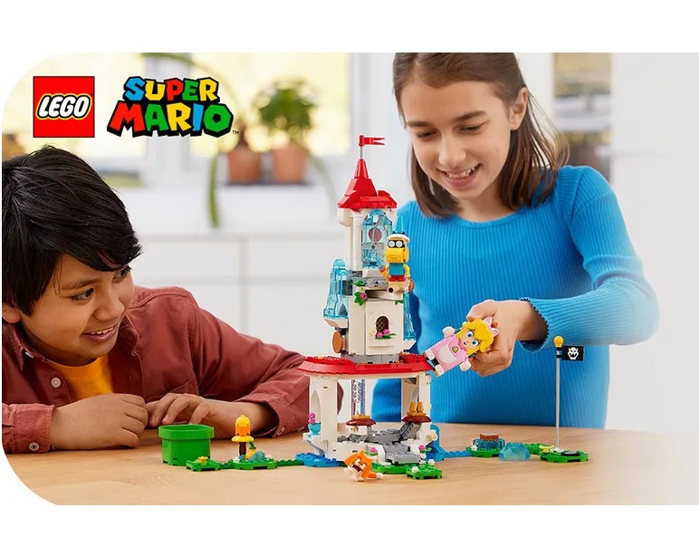 LEGO - SUPERMARIO - 71407- Bộ đồ Cat Peach và Bộ mở rộng Tháp Frozen