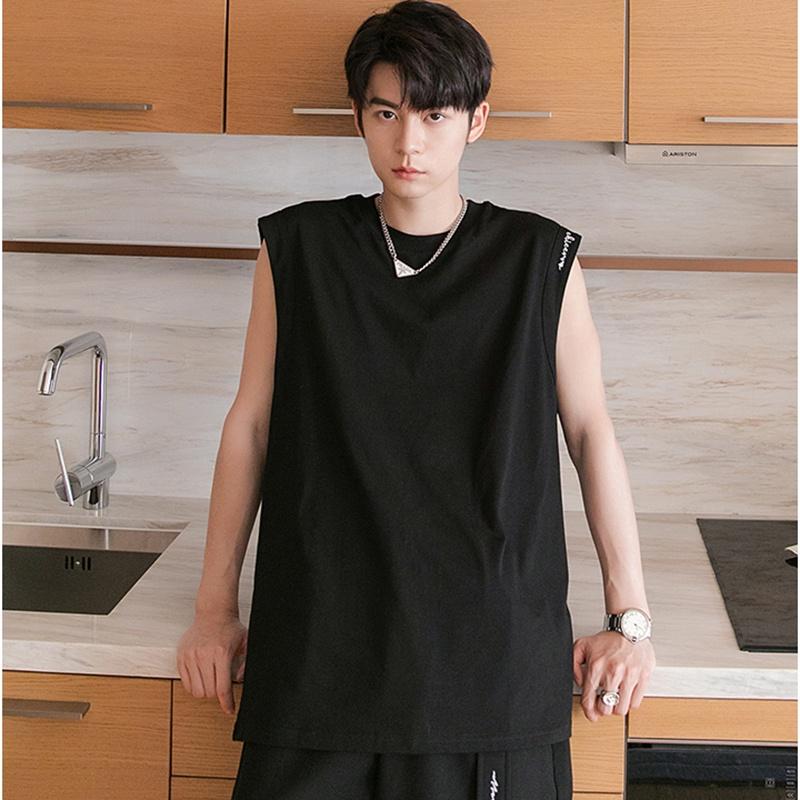 Áo Thun Ba Lỗ Nam Sát Nách Vải Cotton Mềm Form Rộng In Chữ Phong Cách Thể Thao Thời Trang Zenkonu TOP NAM 260