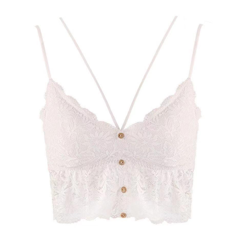 Áo bra ren áo lót nữ bralette hoa khuy trước gợi cảm tôn vòng một sexy quyến rũ 069