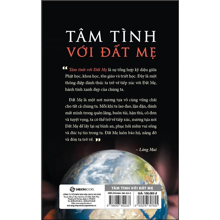 Tâm Tình Với Đất Mẹ - ấy lại sự bình an, phục hồi niềm vui sống và đức tự tin trong ta