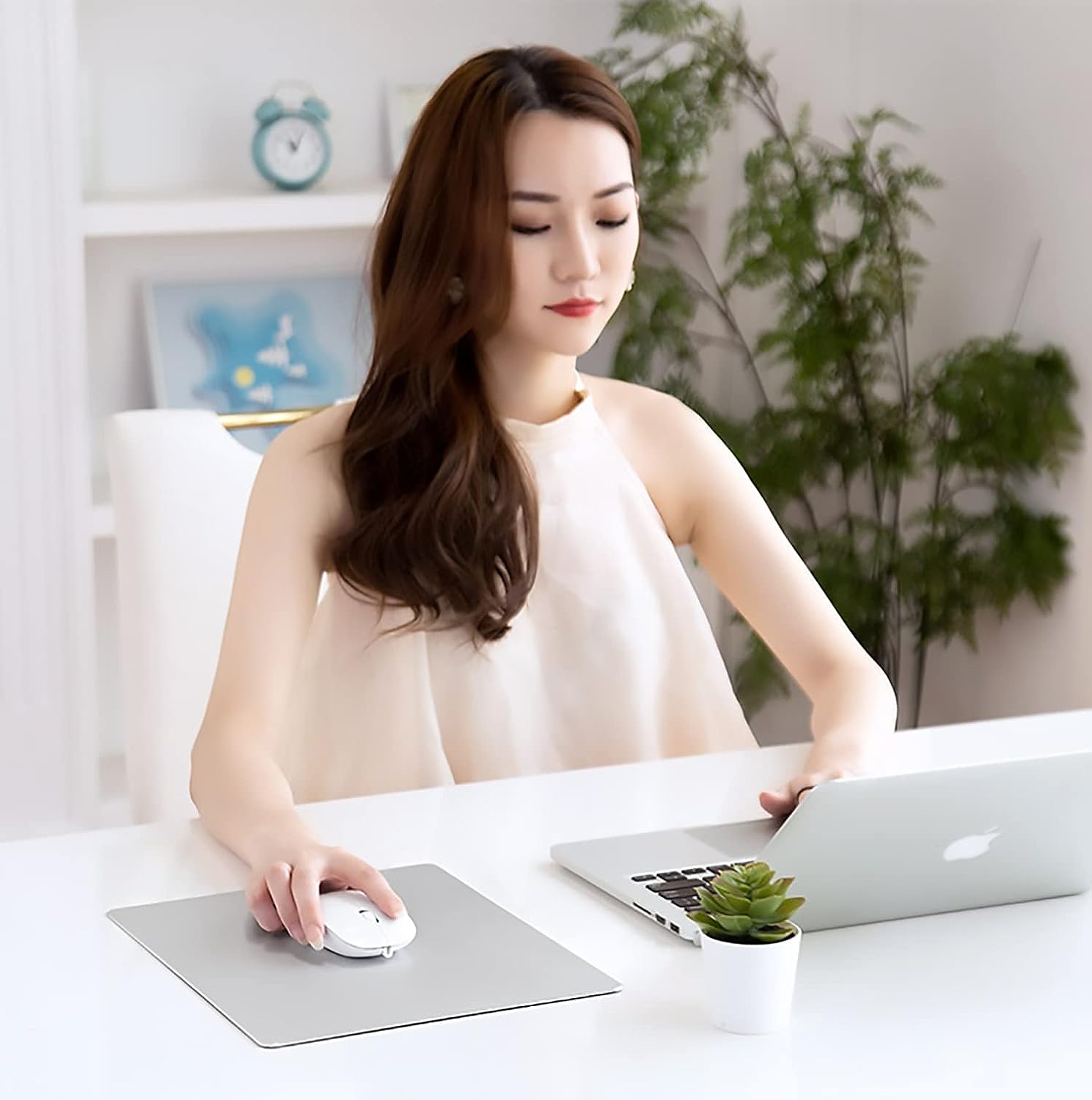 Miếng Lót Chuột Chất Liệu Nhôm Cao Cấp - Hàng Chính Hãng Tamayoko