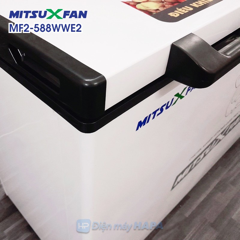 Tủ Đông+Mát MITSUXFAN MITSUXFAN MF2-588WWE2 Inverter 450 Lít, 02 Ngăn Cao Cấp, Tiêu Chuẩn Châu Âu - Hàng Chính Hãng