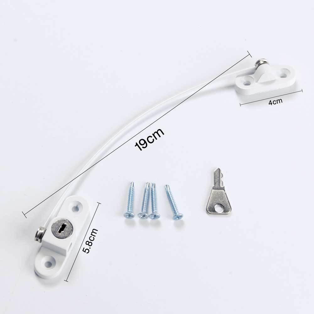 6 Cái/bộ Cửa Sổ CHẶN Ổ Khóa Trẻ Em Bảo Vệ Khóa Cửa Sổ Limiter Sản Phẩm An Toàn Cho Bé Sơ Sinh Securite Enfant Ổ Khóa Bảo Vệ