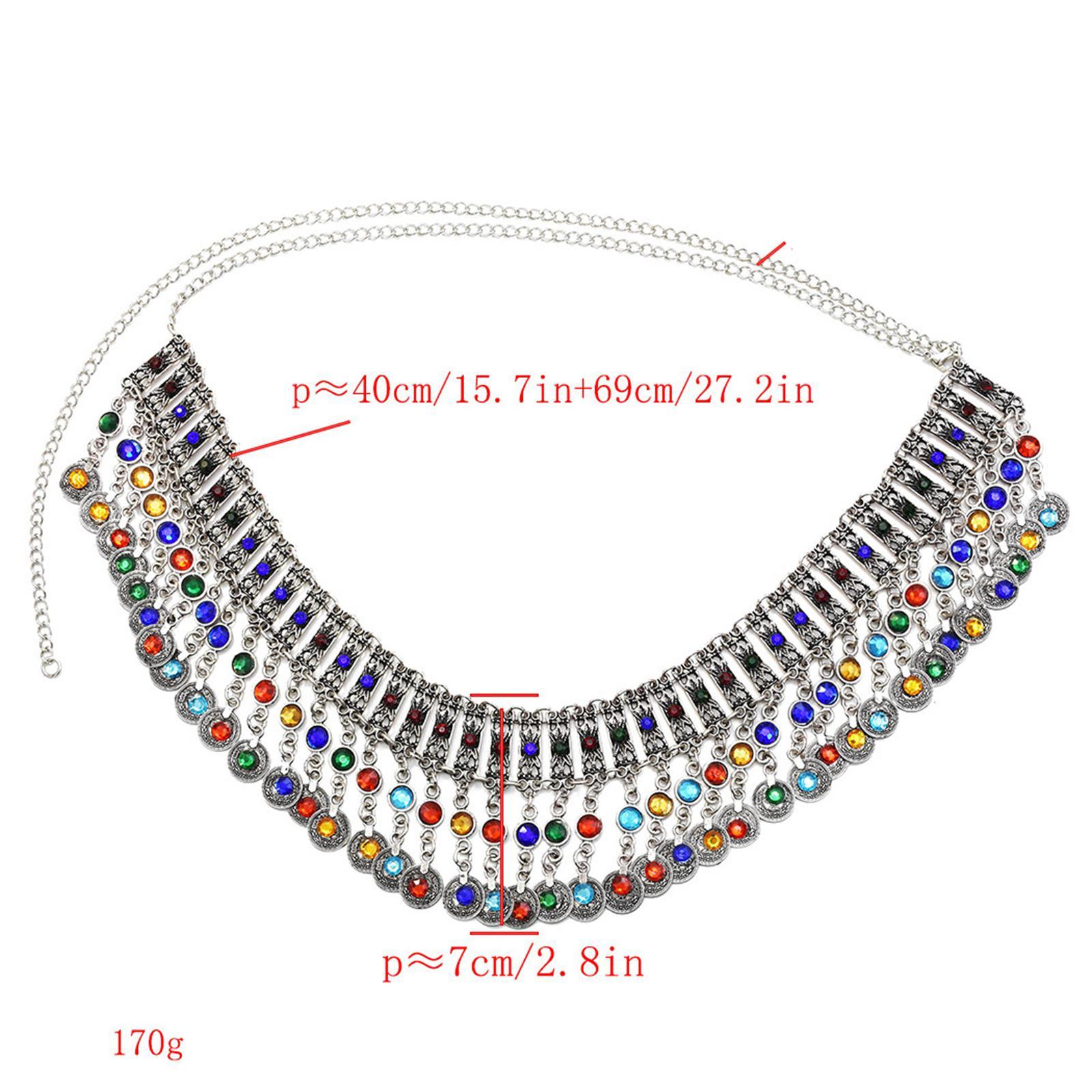 Dangle  Belly Chain Boho Metal Belly Dance Chain Waistband Women