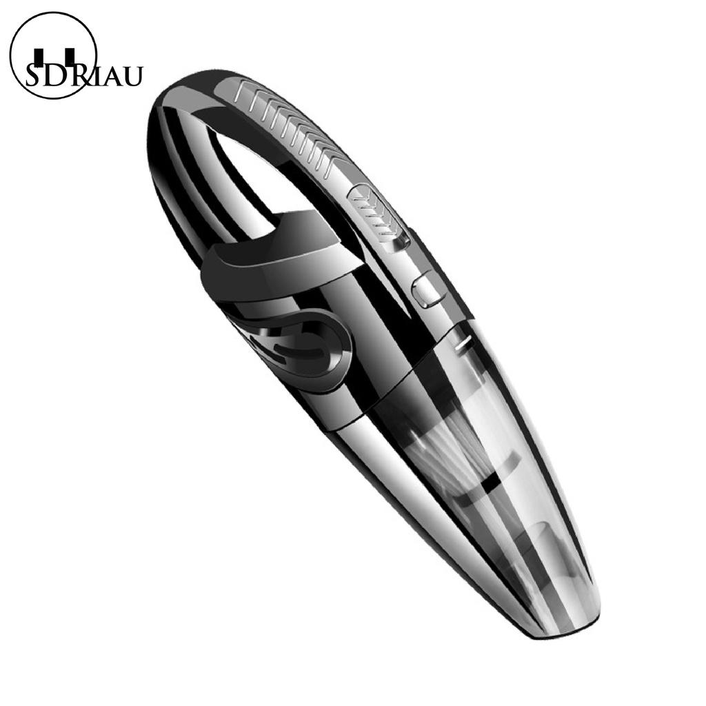 1 Bộ Máy Hút Bụi Cầm Tay Không Dây Bằng Abs Hai Chế Độ Ướt Và Khô Cho Xe Hơi