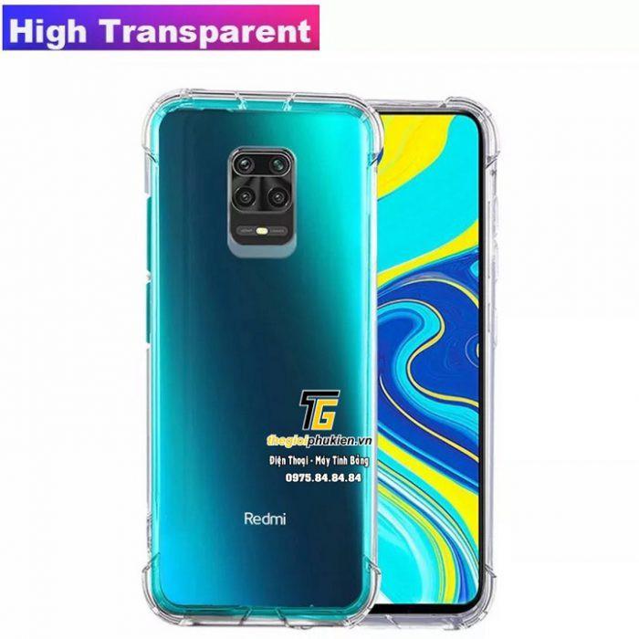 Ốp lưng dẻo trong chống sốc Xiaomi Redmi Note 9s, Note 9 Pro, Note 9 Pro Max