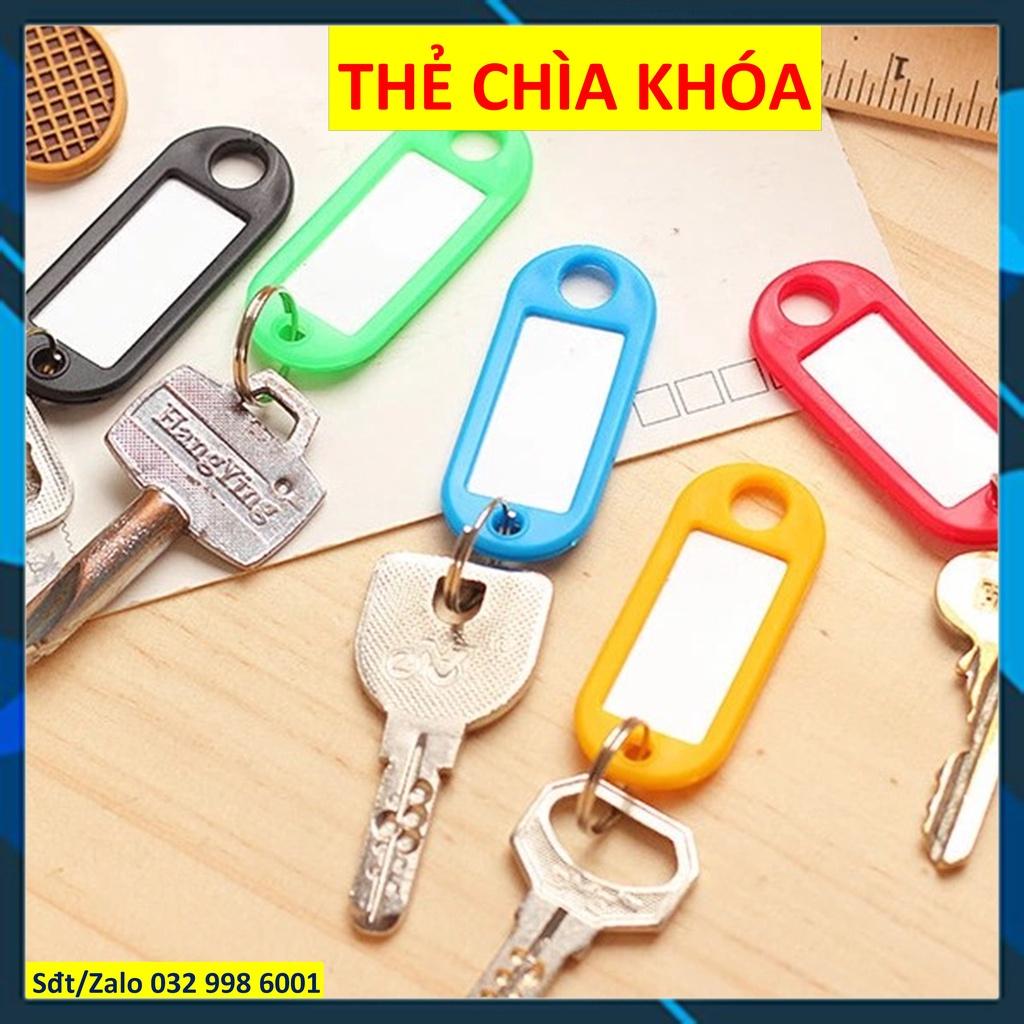 Combo 100 Móc khóa name tag Thẻ ghi nhớ chìa khóa tag name viết tên đánh dấu key tag Thẻ chìa khóa Móc chìa khóa ddcg