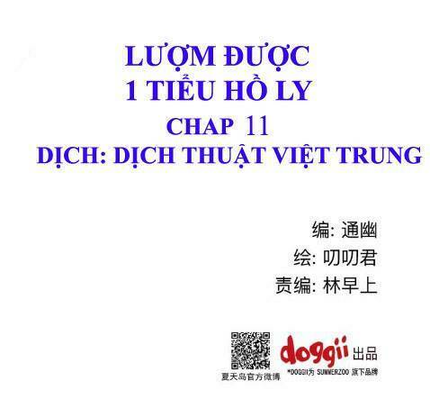 lượm được 1 tiểu hồ ly chapter 11 1