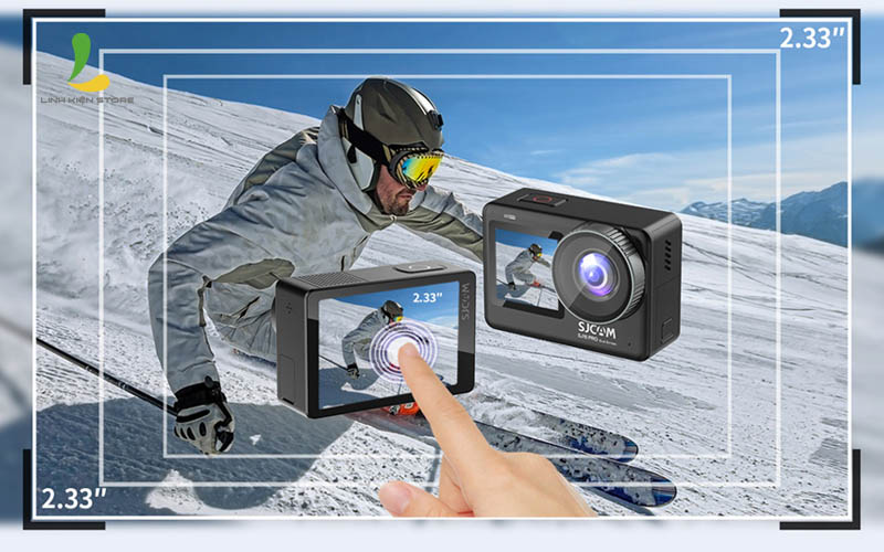 Camera hành trình SJCAM SJ10 Pro Dual Screen - Máy quay hành động màn hình kép chống rung 6 trục đỉnh cao - Hàng chính hãng