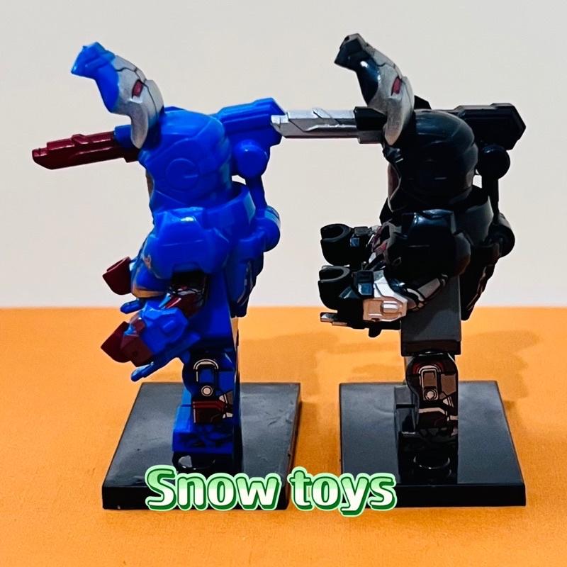 Minifigures Avengers Marvel - Mô hình War Machine Armor Mark - Nhân vật James Rhodes - Cỗ máy chiến tranh Iron man