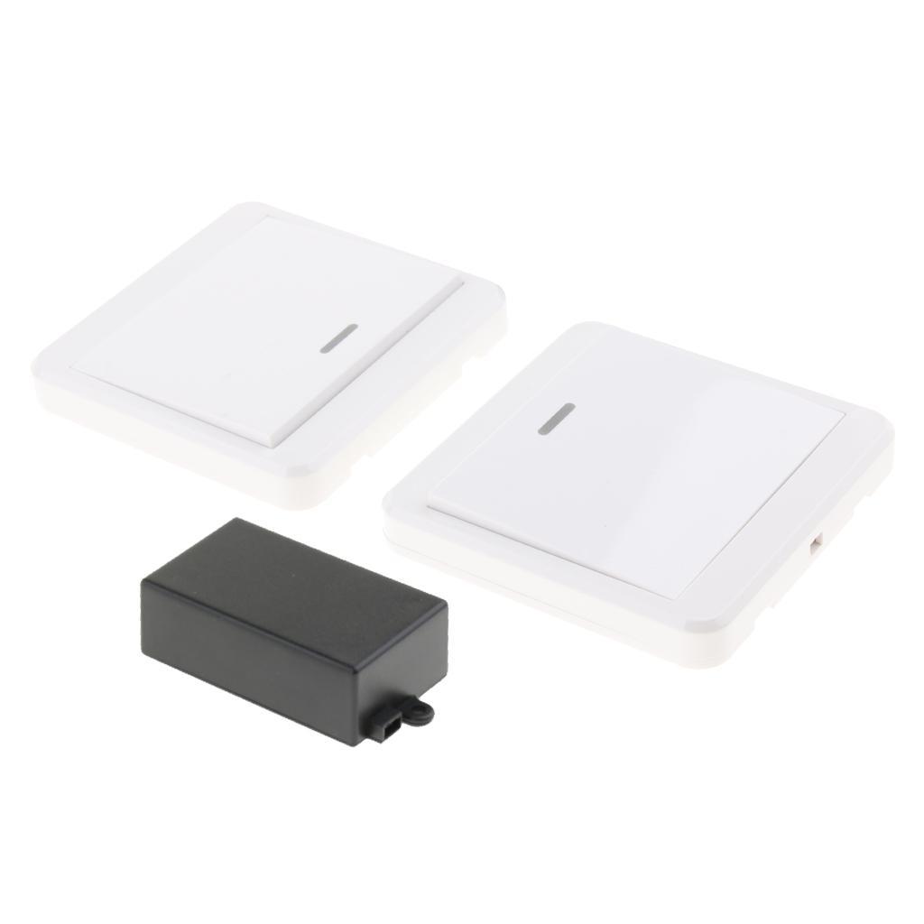 2Pcs AC 85-250V 1 CH Remote Control Switch Home Light Lamp Controller 433MHz