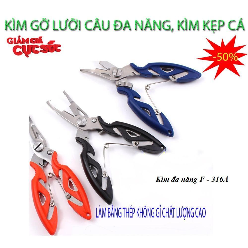 Kìm Gỡ Lưỡi Câu Cá Đa Năng Bằng Thép Không Gỉ