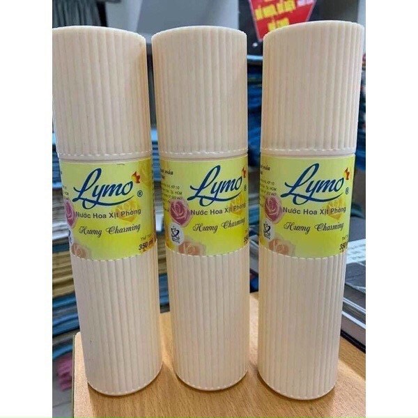 Nước Hoa Xịt Phòng Lymo 350ml (Chai Vàng)