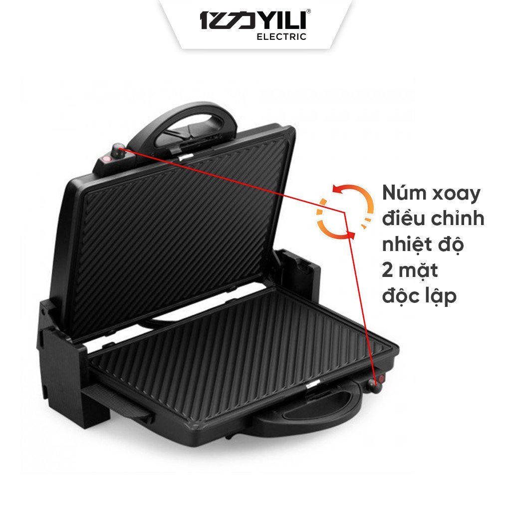 Máy nướng bánh mì,kẹp nướng đa năng YILI Y.2688 Thái Lan Hàng chính hãng