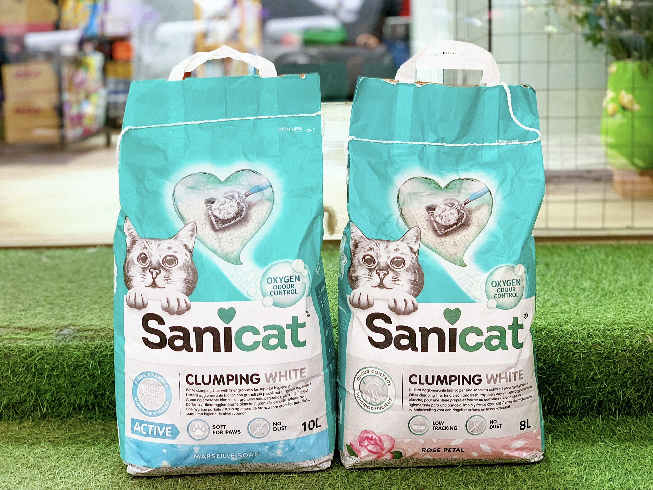 Cát vệ sinh cho mèo sanicat