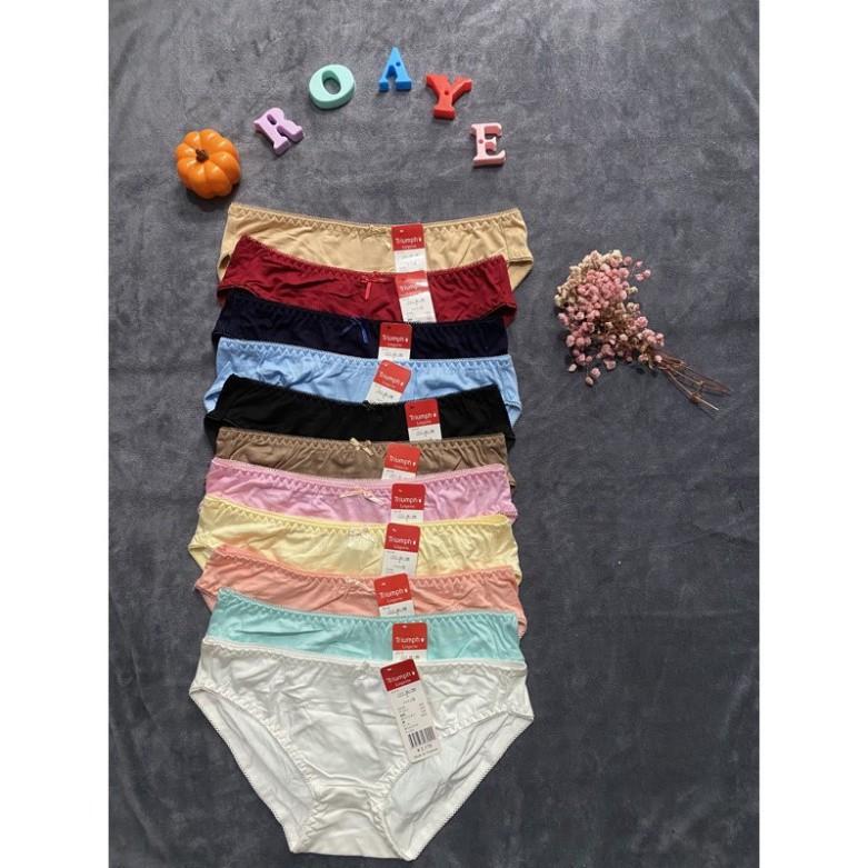 Quần Lót Nữ. Quần Lót Cotton Trơn Mềm Thấm Thoáng. Size M. L. XL. XXL