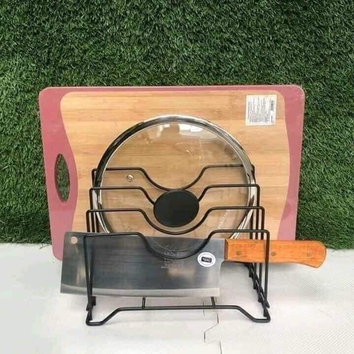 KỆ GÁC VUNG NỒI VÀ DAO THỚT