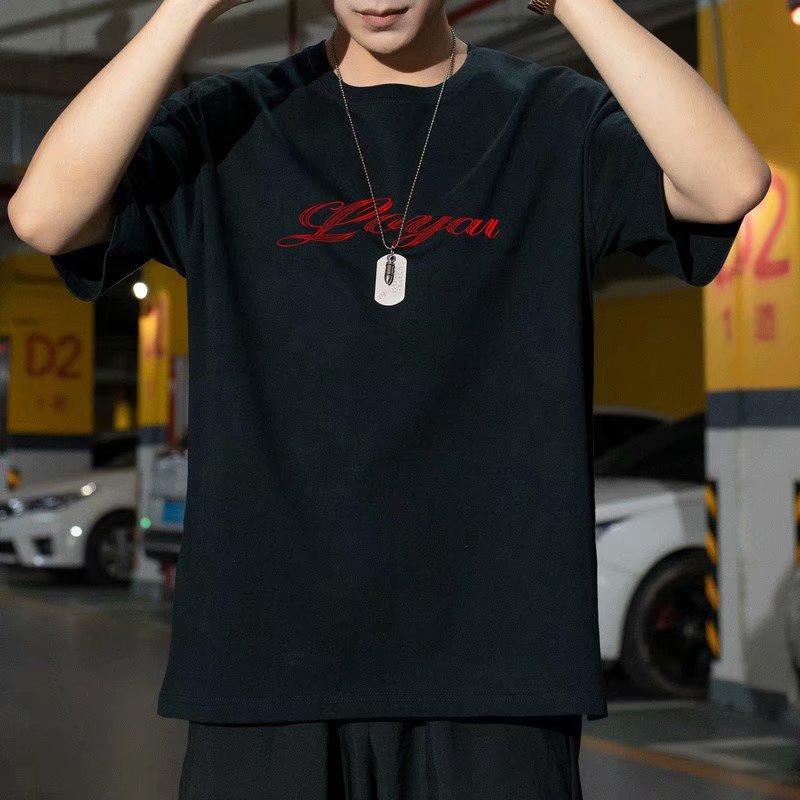 Áo Thun Nam Ngắn Tay Cổ Tròn In Hình Thời Trang