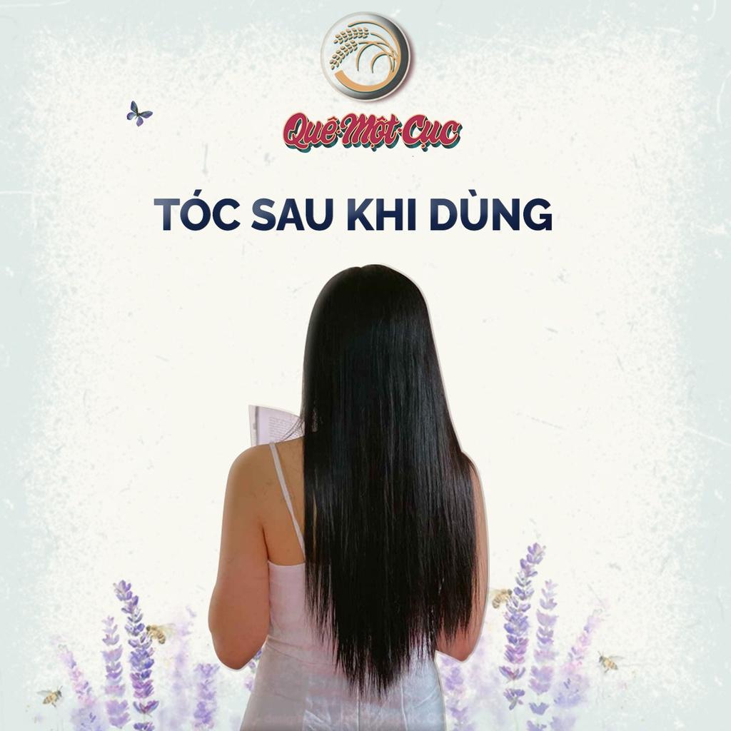 Dầu dưỡng tóc xoăn, khô &amp;amp; siêu khô từ Oải Hương mướt mềm, định hình nếp, bảo vệ màu tóc QUÊ MỘT CỤC 50ml (handmade