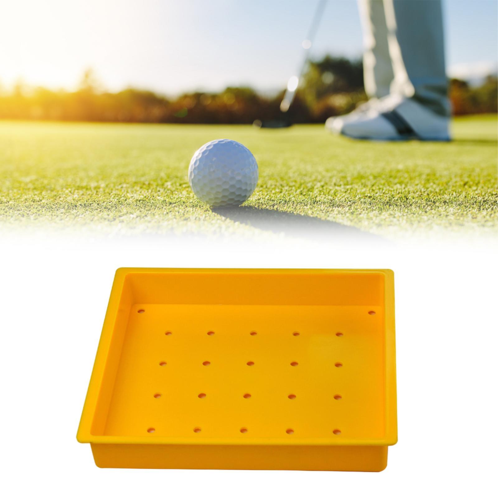 Large Golf Ball Tray Practice Driving Range Golfballs Container Golfing