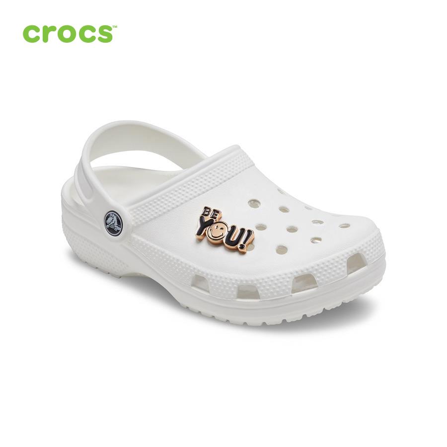 Huy hiệu jibbitz unisex Crocs JB Elevated Smiley BeYou